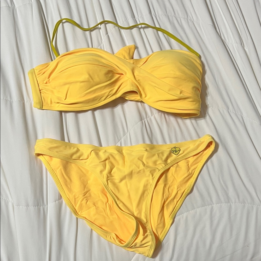 Body Glove Sunny Yellow Bandeau Bikini
